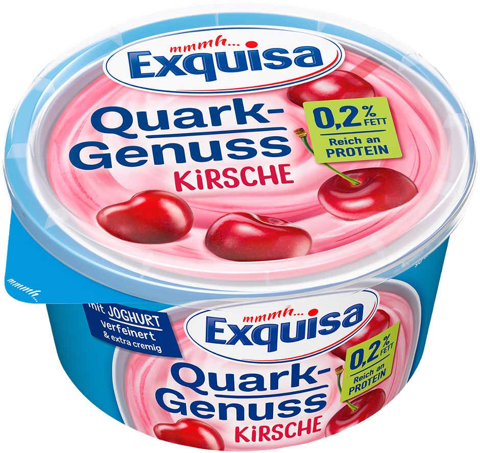 Exquisa Quark Genuss Quark-Genuss Kirsche 500 G