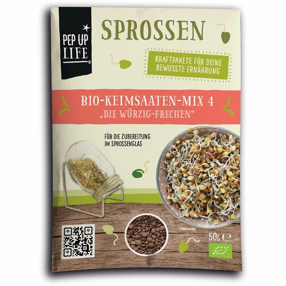 Pep Up Life Keimsaaten Mix Die Würzig-Frechen 50G 50 G