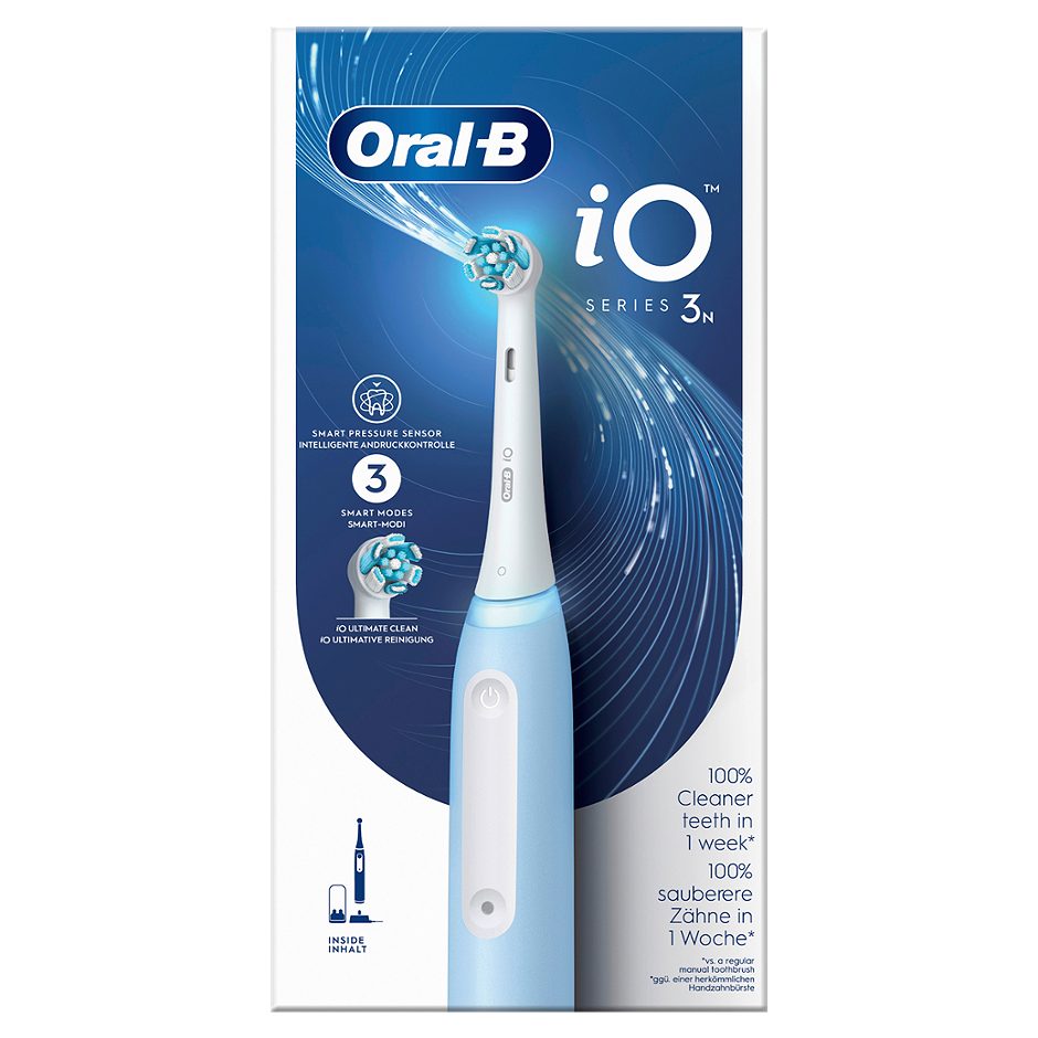 Oral-B elektrische Zahnbürste iO 3 Ice Blue Series 3n