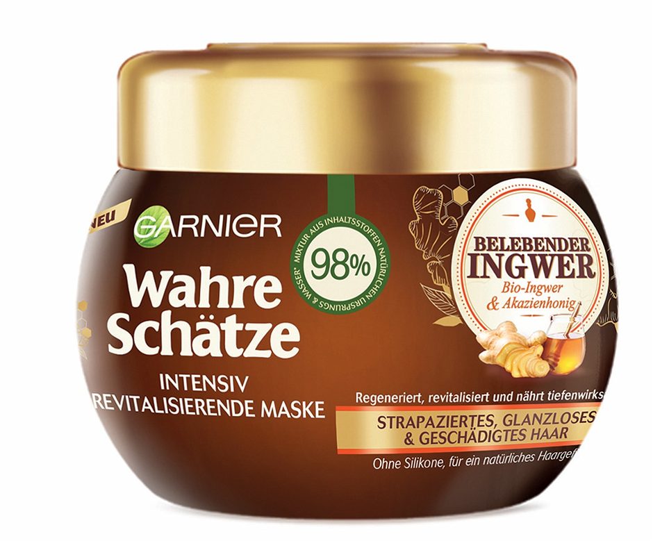 Garnier Wahre Schätze 1-Minute Haarkur Honig Schätze 340 ml