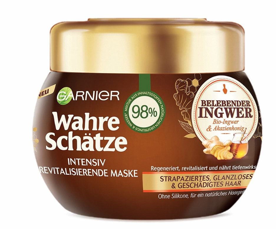 Garnier Wahre Schätze 1-Minute Haarkur Honig Schätze 340 ml