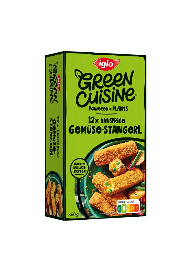 Iglo G'sunden Appetit Gemüse-Stangerl 12 Stück 360 G