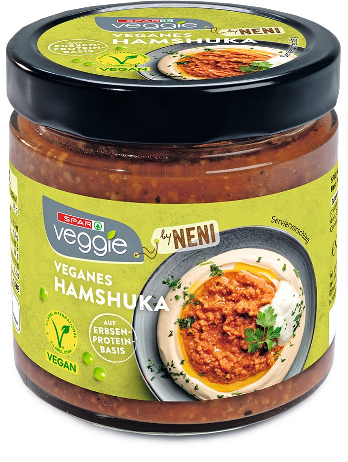 SPAR Veggie veganes Hamshuka 350 G