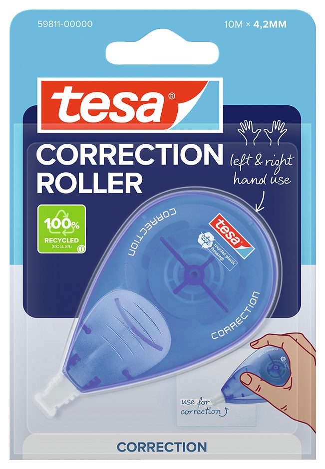 Tesa Korrekturroller 10m x 4,2mm