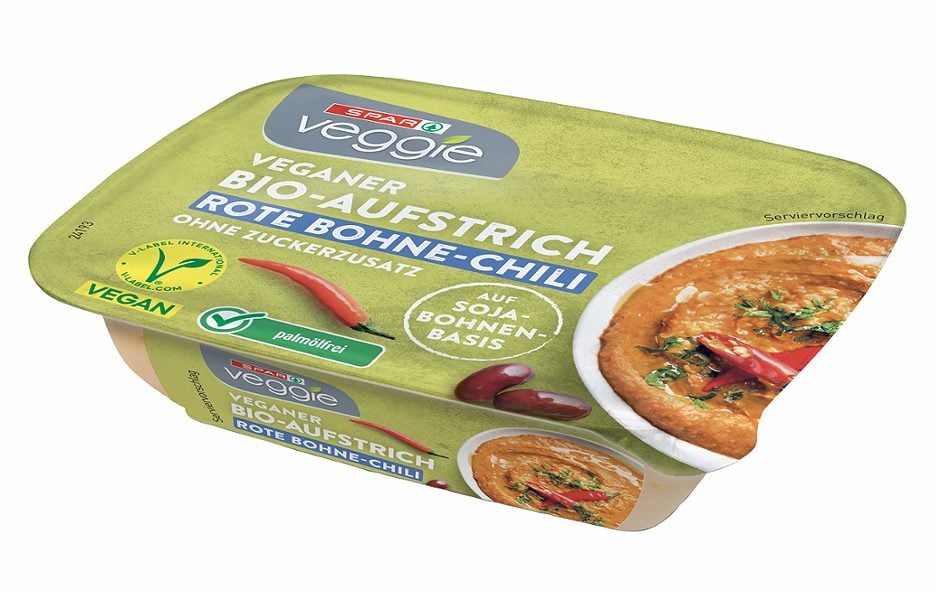 SPAR Veggie veganer Bio-Aufstrich Rote Bohne-Chili 125 G
