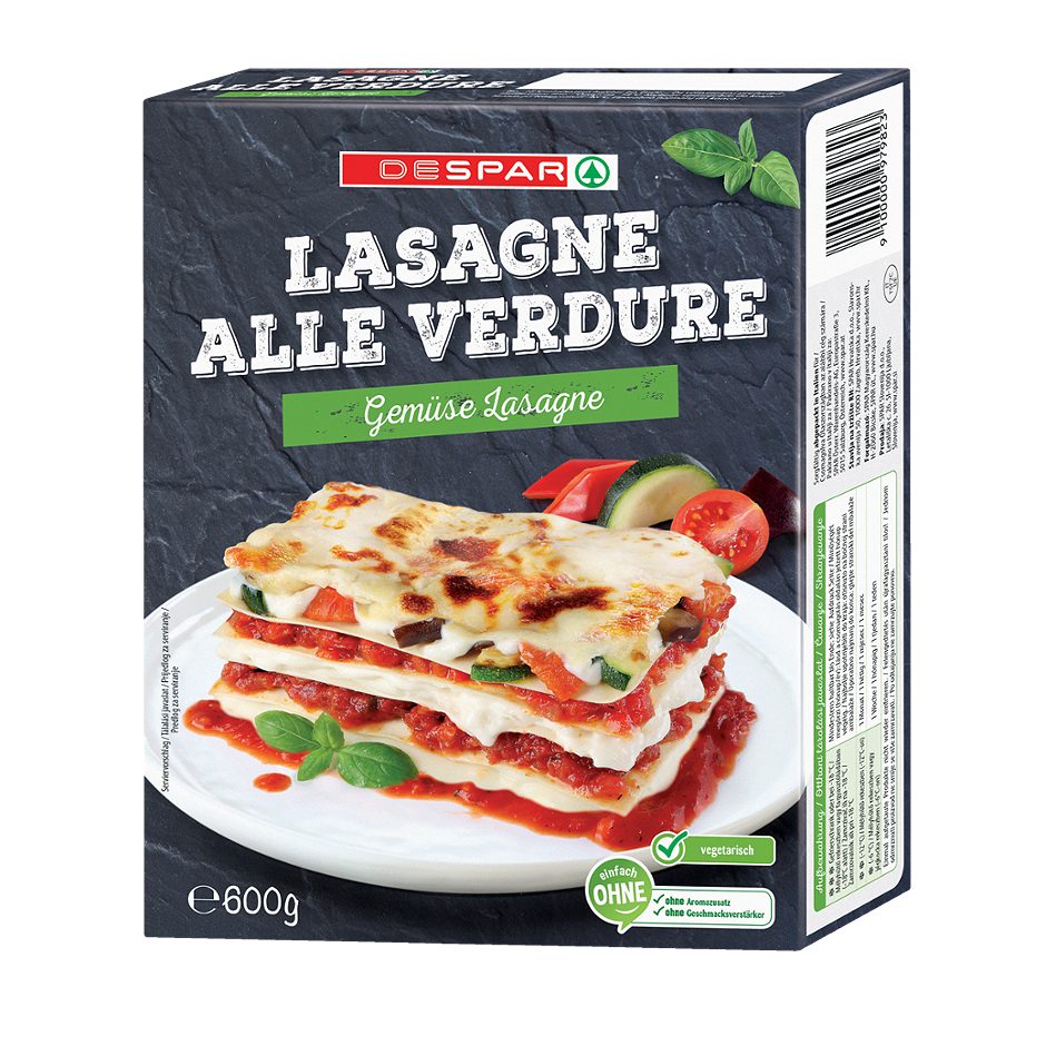 DESPAR Lasagne alle verdure 600 G