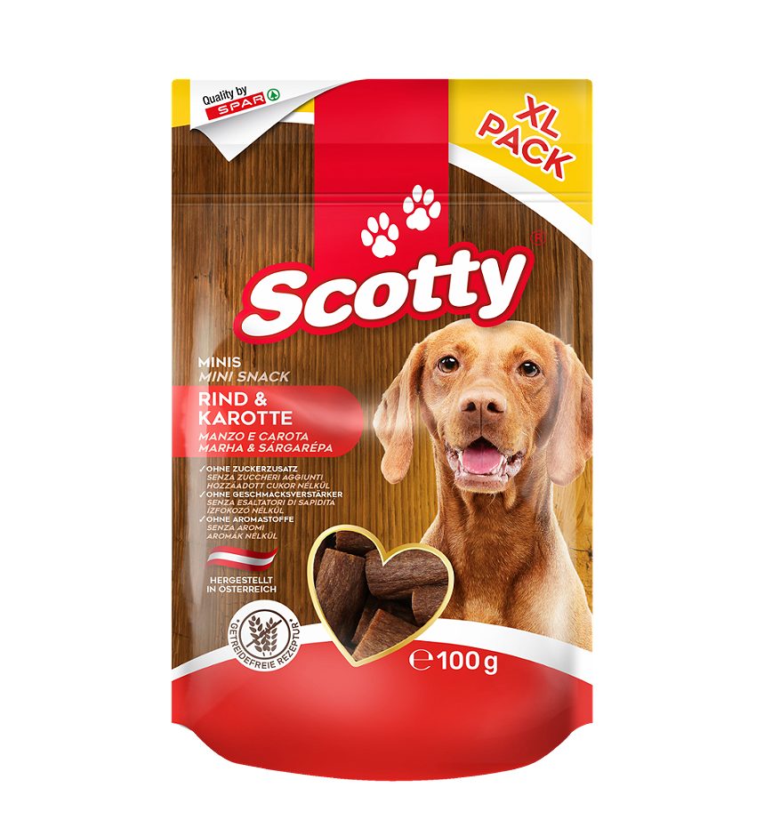 Scotty Hundesnack Minis Rind & Karotte 100 G