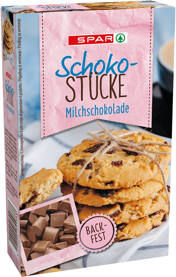 SPAR Schoko-Stücke Milchschokolade 100 G