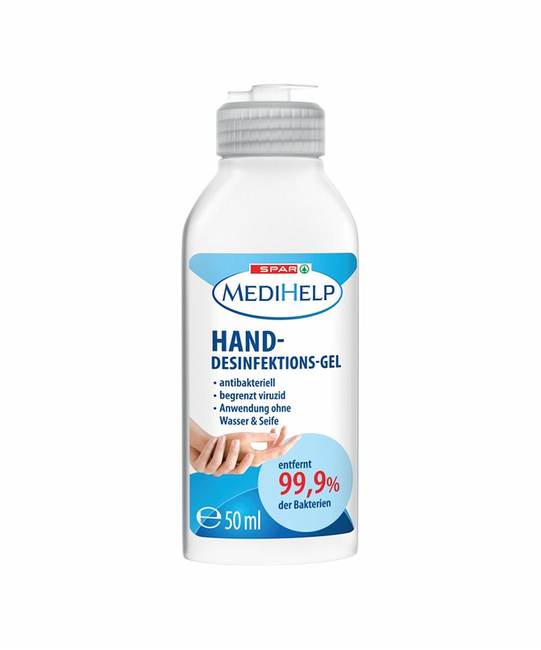 SPAR MediHelp Hand-Desinfektions-Gel 50ml