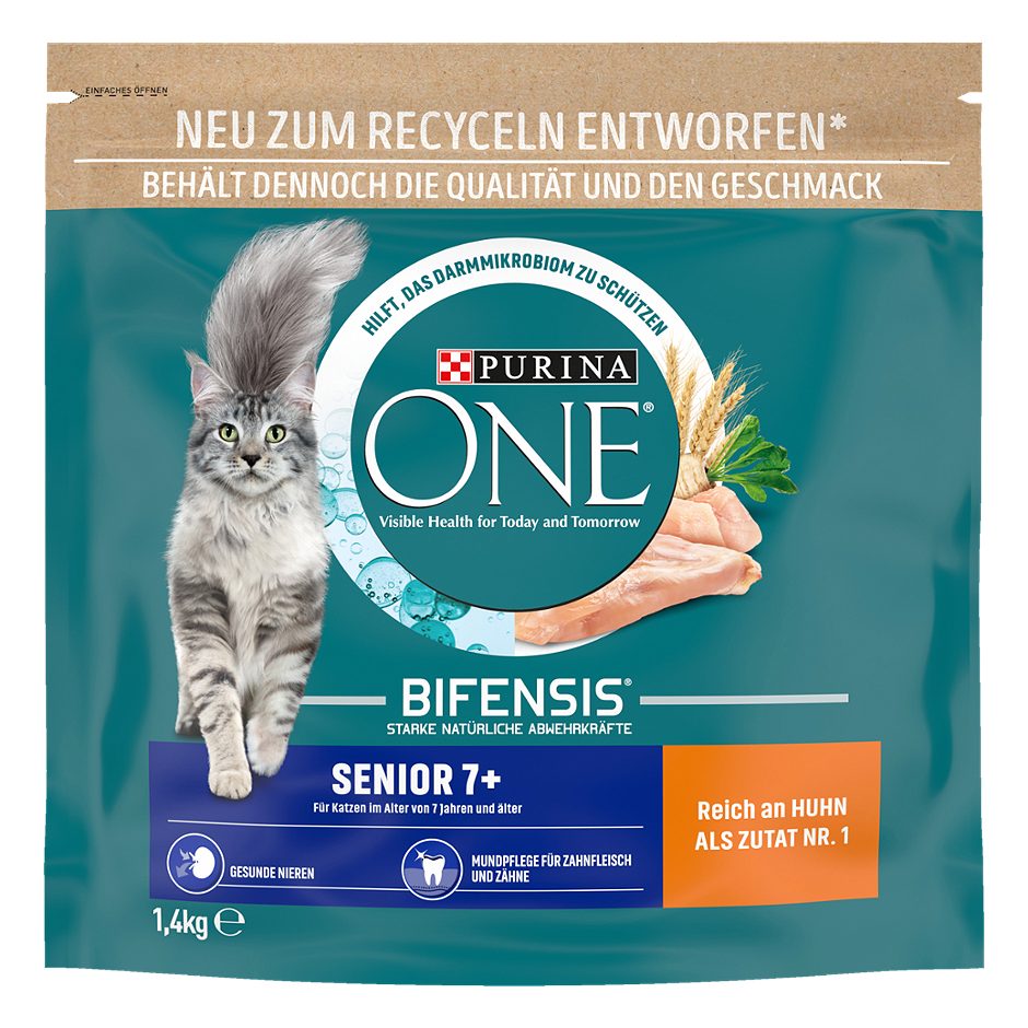 Purina One Katzentrockennahrung Senior 1,4 KG