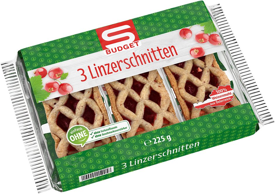 S-BUDGET 3 Linzerschnitten 225 G
