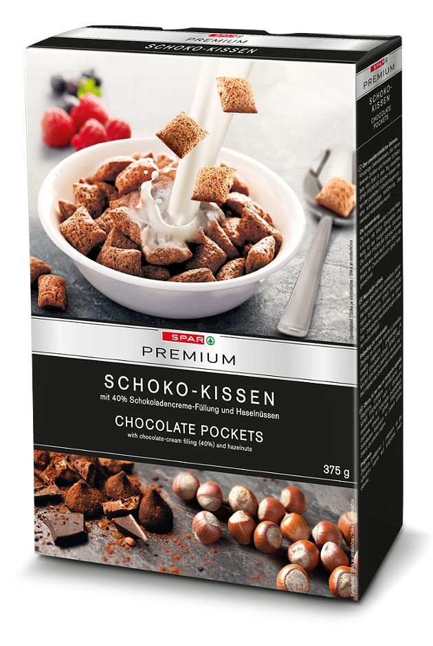 SPAR PREMIUM Schoko-Kissen 375 G
