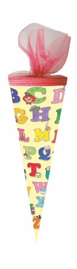 Schultüte 50cm, ABC