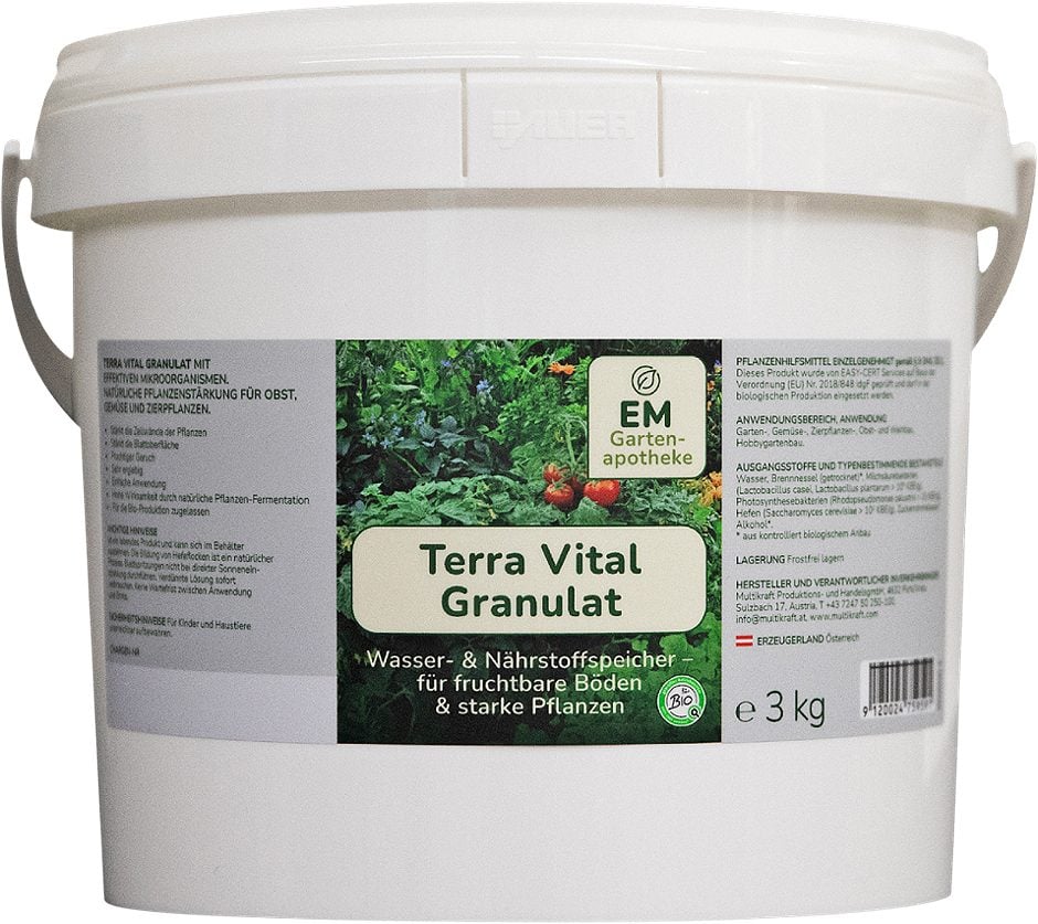 Multikraft Gartenapotheke Terra Vital Granulat 3 KG