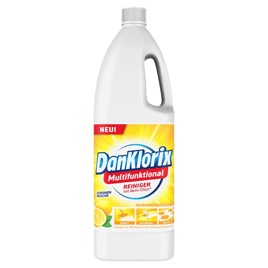DanKlorix Multifunktional Reiniger Zitronenfrische 1,5 L