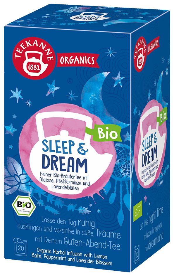 Teekanne Organics Bio Kräutertee Sleep & Dream 20 Teebeutel