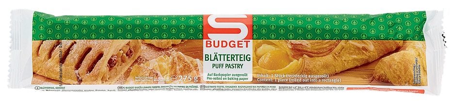 S-BUDGET Blätterteig 275 G