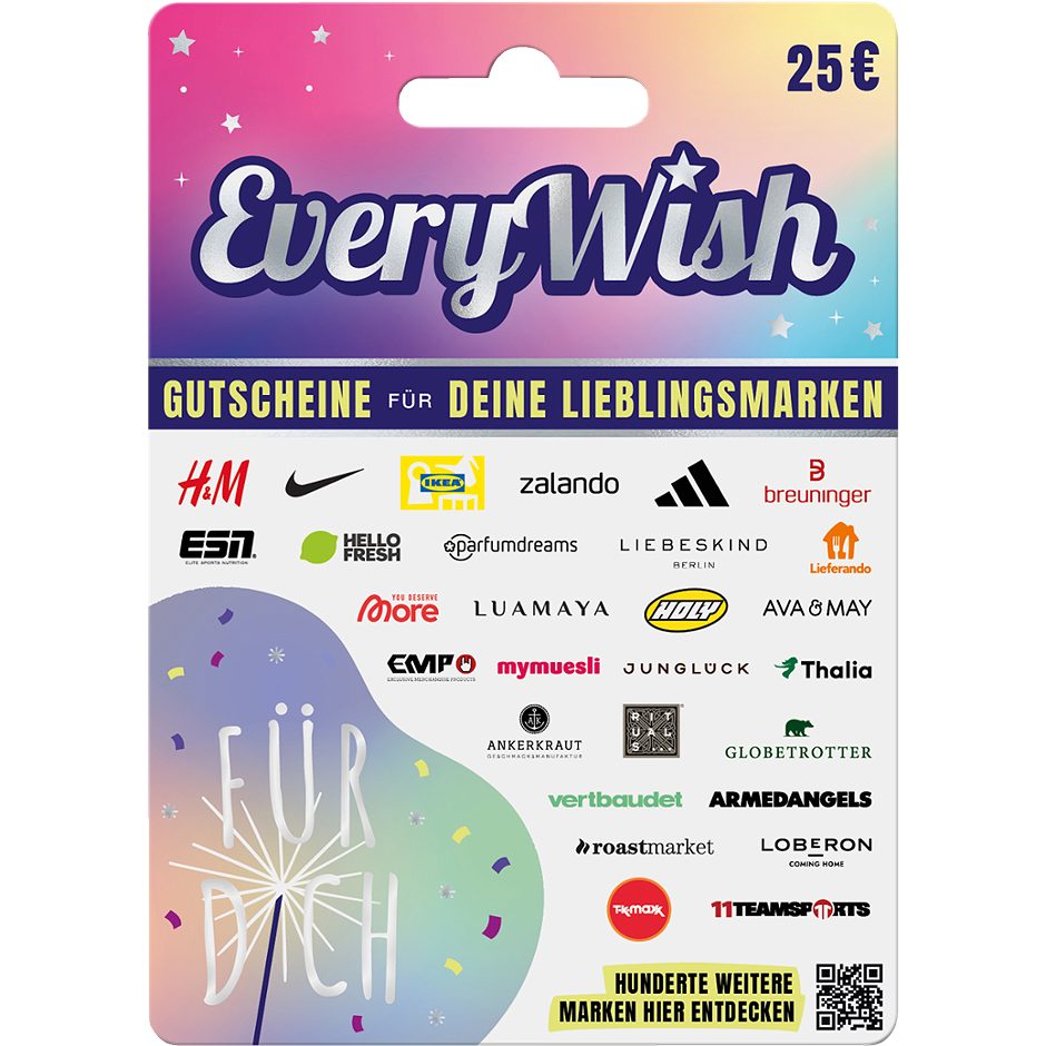 Wunschgutschein Gutschein 25 €