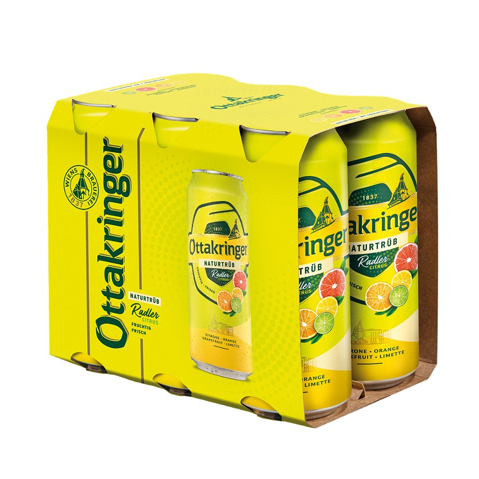 Ottakringer Radler Citrus 6x0,5l 3.000 ML EINWEG mit Pfand
