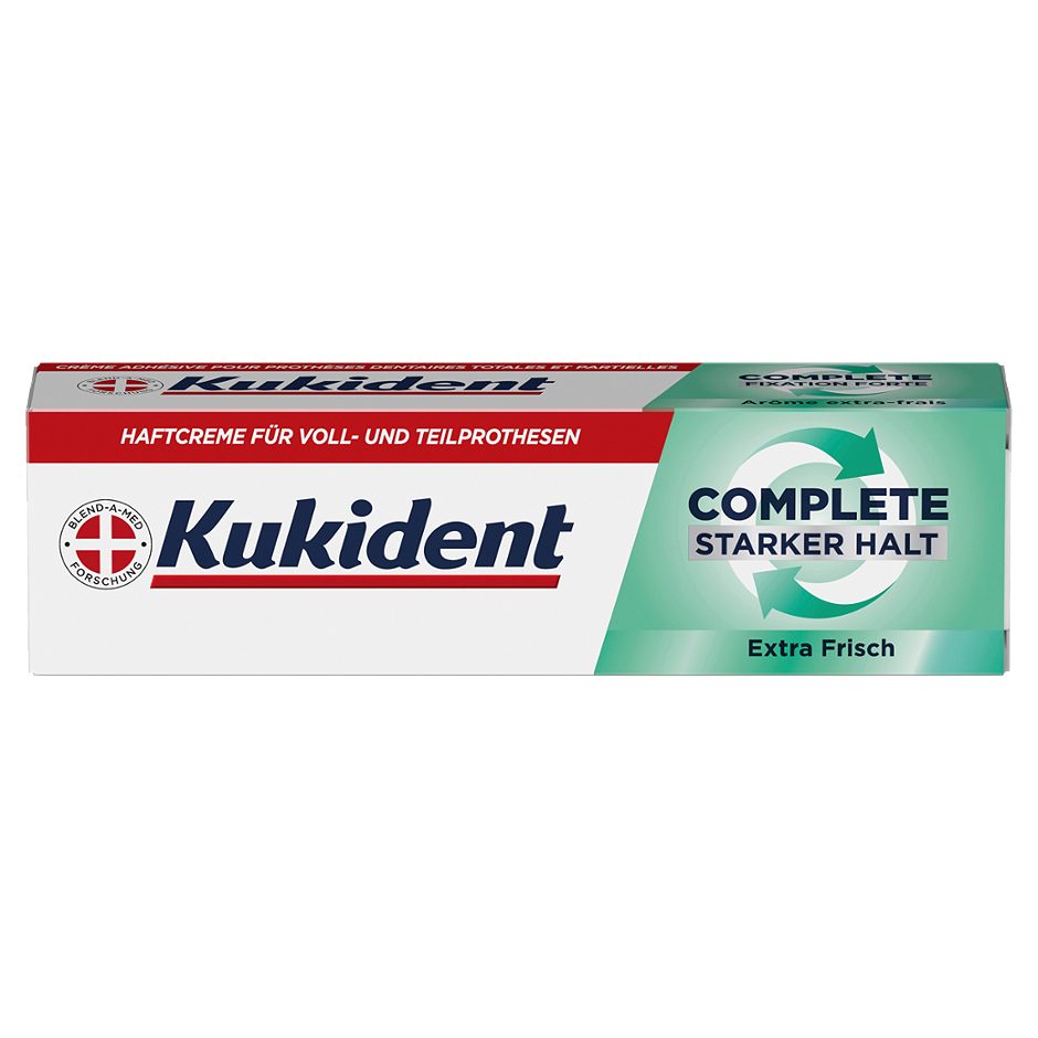 Kukident Complete Haftcreme Starker Halt / Extra Frisch 47g