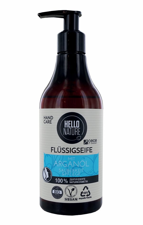 Hello Nature Flüssigseife mit Arganöl 270ml