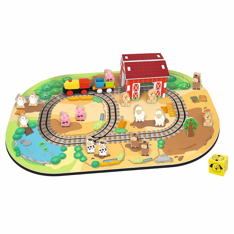 EVA-Eisenbahn-Set Bauernhof 43-tlg
