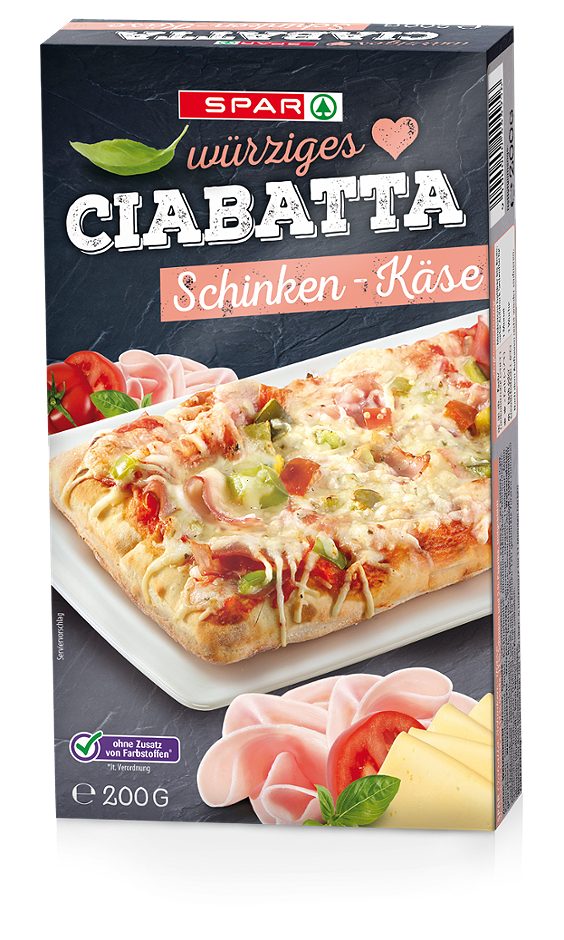 SPAR Ciabatta Schinken - Käse 200 G