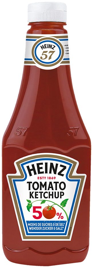 Heinz Tomato Ketchup 50% weniger Zucker & Salz 960 G