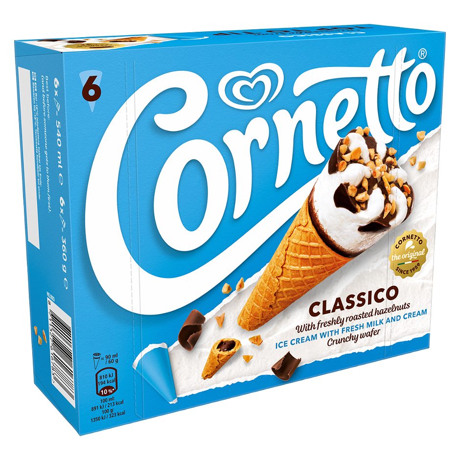 Eskimo Cornetto Classico 6 Stück 0,54 L