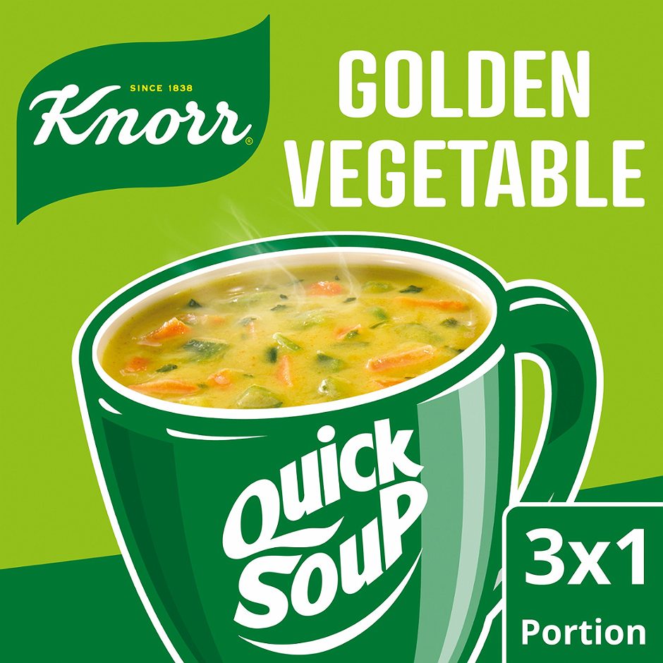 Knorr Quick Soup Golden Vegetable 3x16g