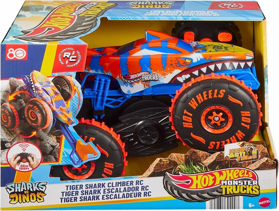 HotWheels Monster Trucks R/C Tiger Shark Climber 1:15