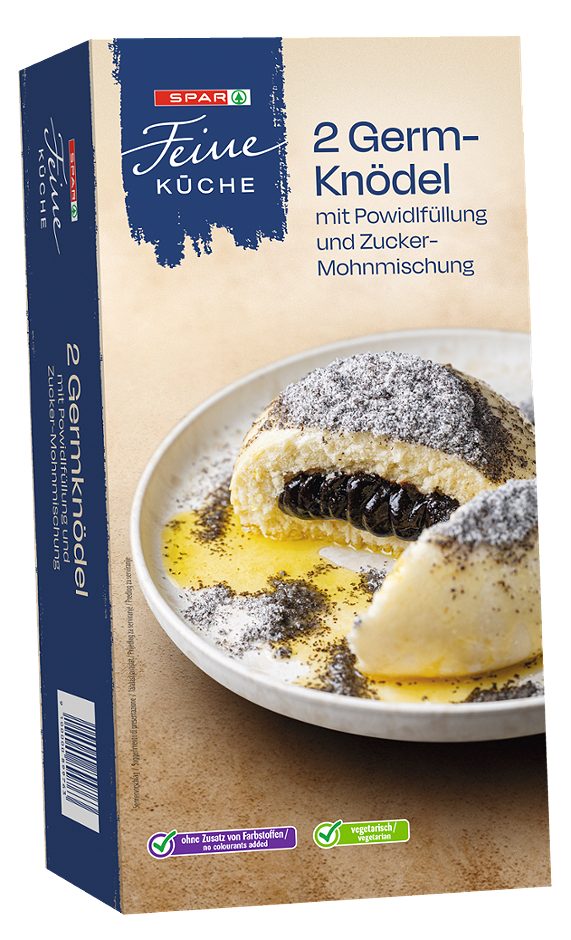 SPAR Feine Küche Germknödel mit Powidlfüllung 2 Stück 370 G