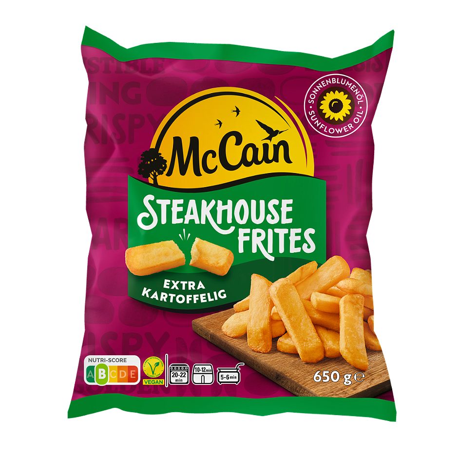 McCain Steakhouse Frites extra kartoffelig 650 G