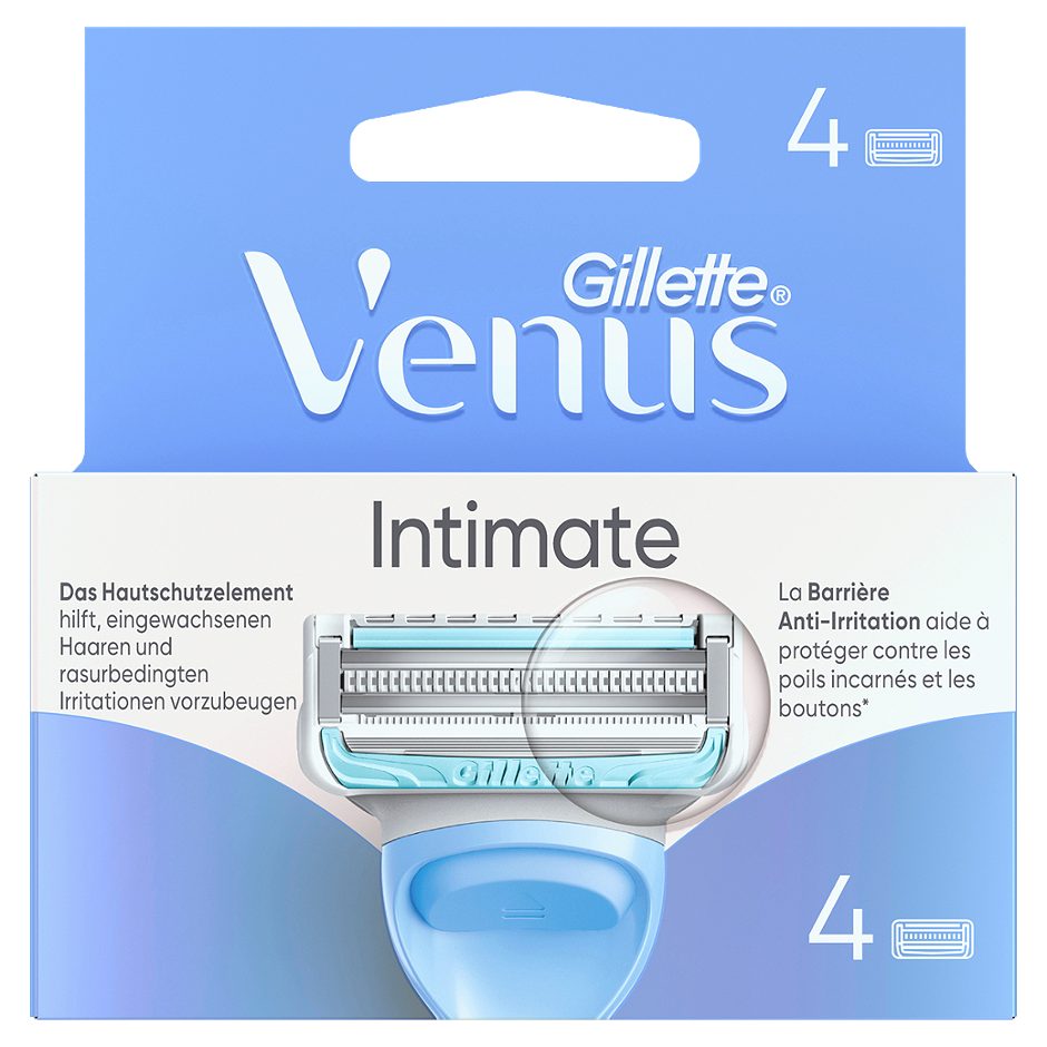Gillette Venus Rasierklingen Intimate 4 Stück
