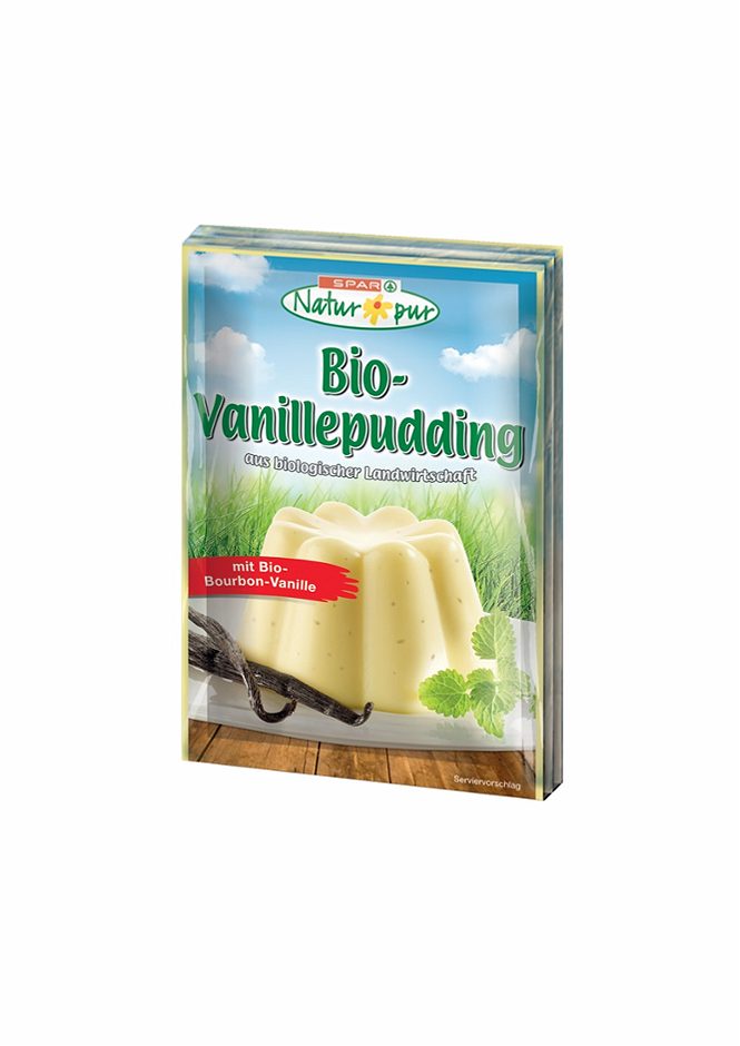 SPAR Natur*pur Bio-Vanillepudding 3 x 31g 93 G