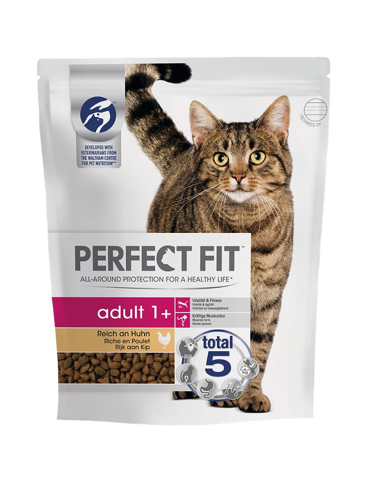 Perfect Fit Active Katzentrockennahrung Reich an Huhn 1+ 1,4 KG