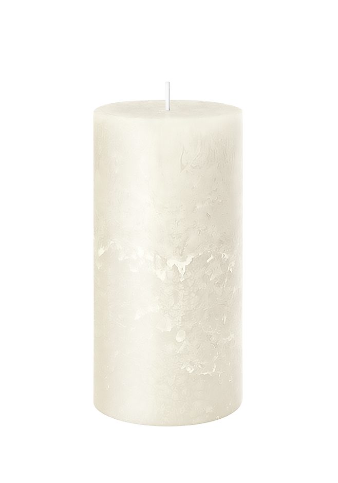 Wenzel Rustic Kerze L 11cm / D 7cm wollweiß
