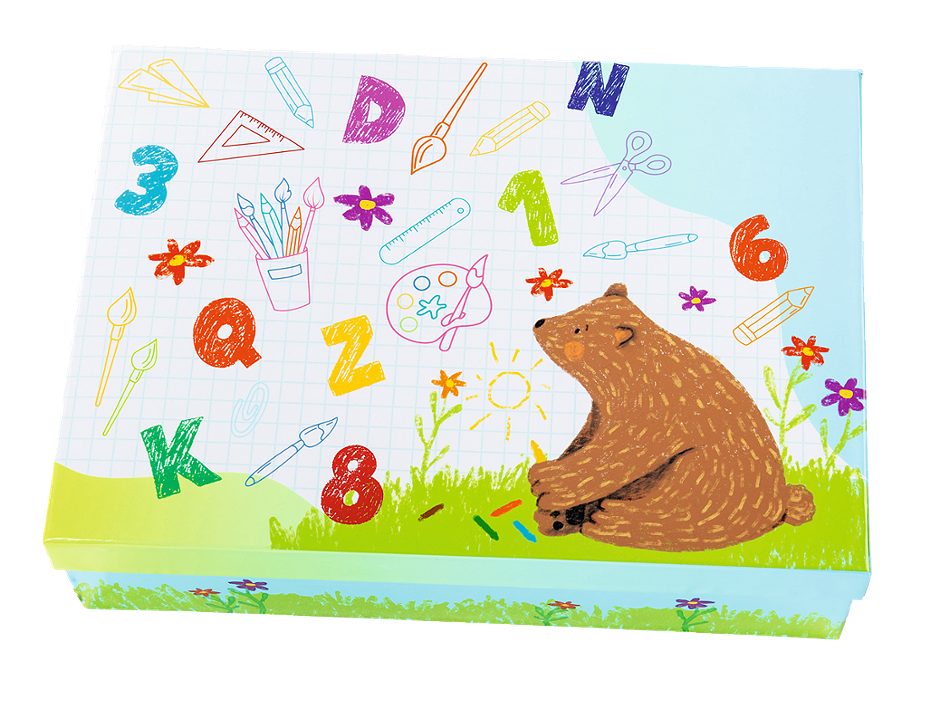 Donau Schulbedarfsschachtel Bär Bruno