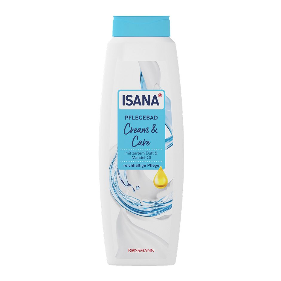 Isana Pflegebad Cream & Care 750 ml