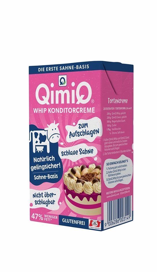 QimiQ Whip Konditorcreme Natur 250 G