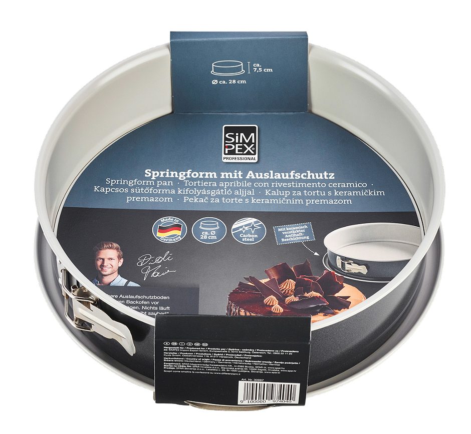 SIMPEX PROFESSIONAL Springform mit Auslaufschutz
