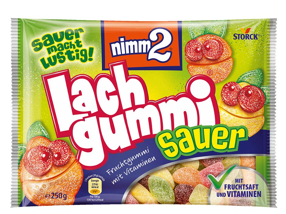 Storck nimm2 Lachgummi Sauer 250 G