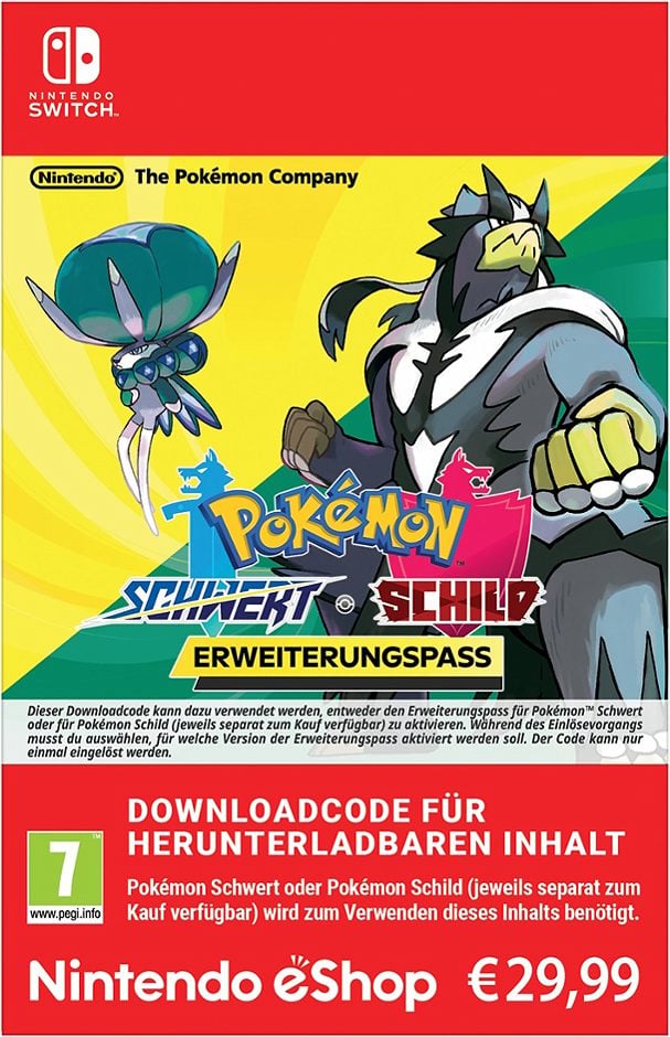 Nintendo Erweiterungspass Pokémon Schwert und Schild