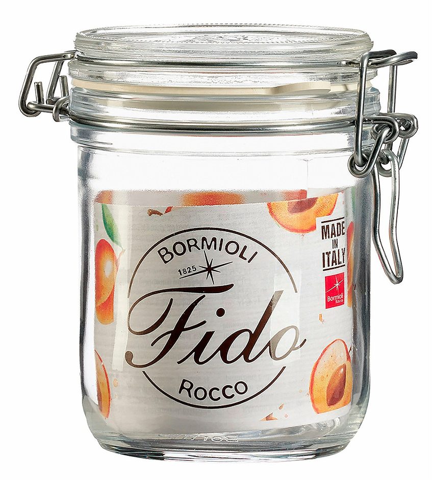 Bormioli Rocco Vorratsglas Fido 0,5 Liter zylindrisch