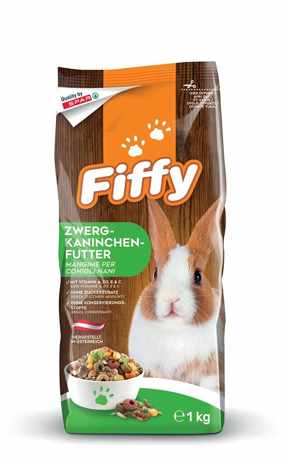 Fiffy Zwergkaninchenfutter mit Vitaminen 1 KG
