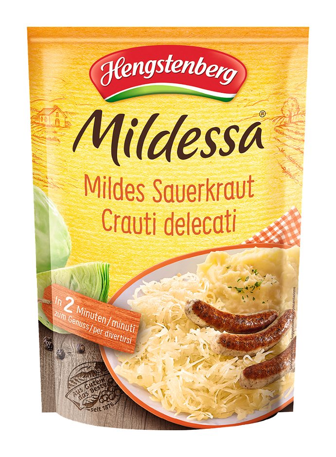 Hengstenberg Mildessa Mildes Sauerkraut 400 G