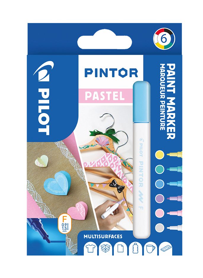 Pilot Pintor Kreativmarker 6 Farben in F