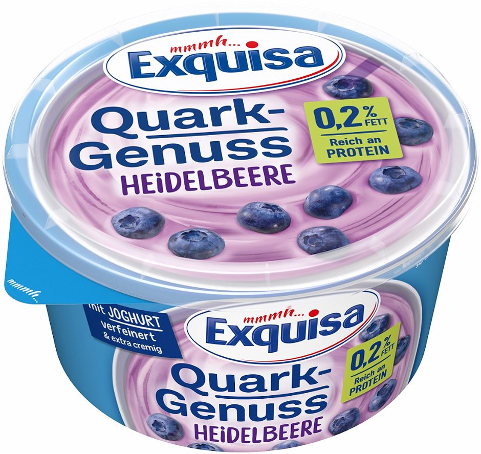 Exquisa Quark Genuss Quarkcreme Heidelbeer 500 G