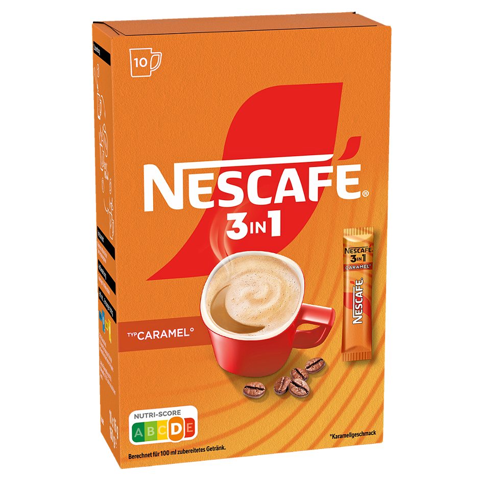 Nescafe Löskaffee 3 in1 Caramel 160 G
