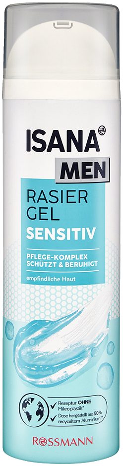 Isana Men Rasiergel Sensitiv 200 ml